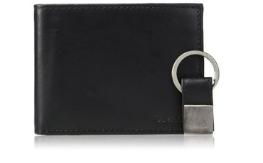 Calvin Klein Wallet w/ RFID & Key Fob - Black